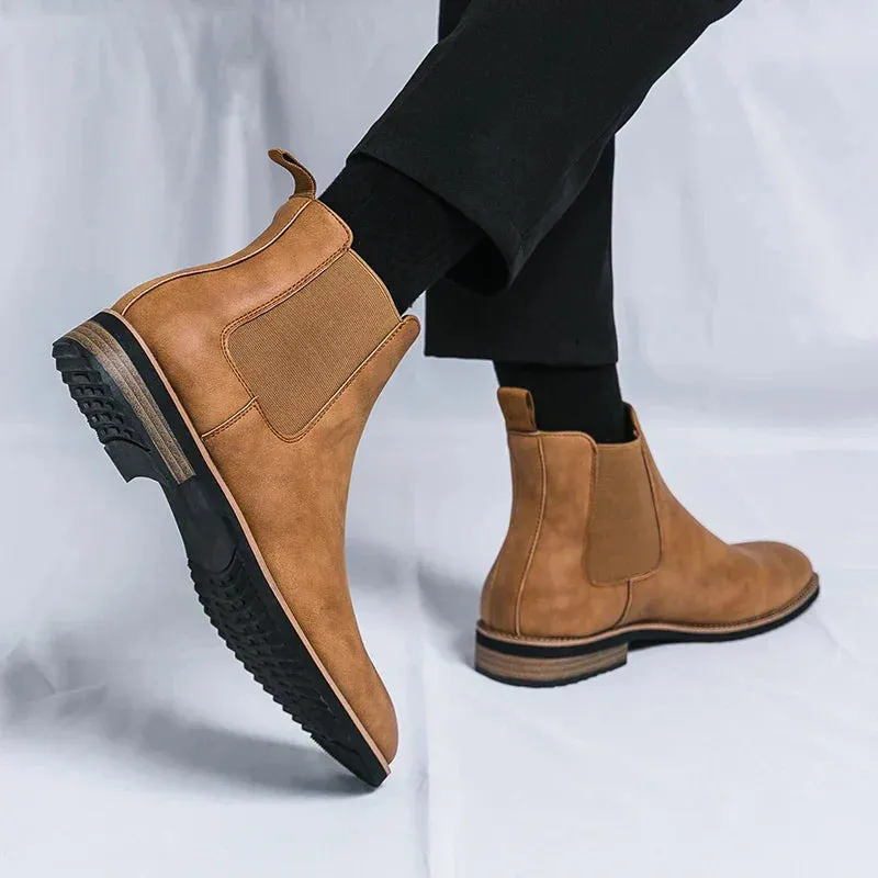 Jason - Leather Chelsea Boots