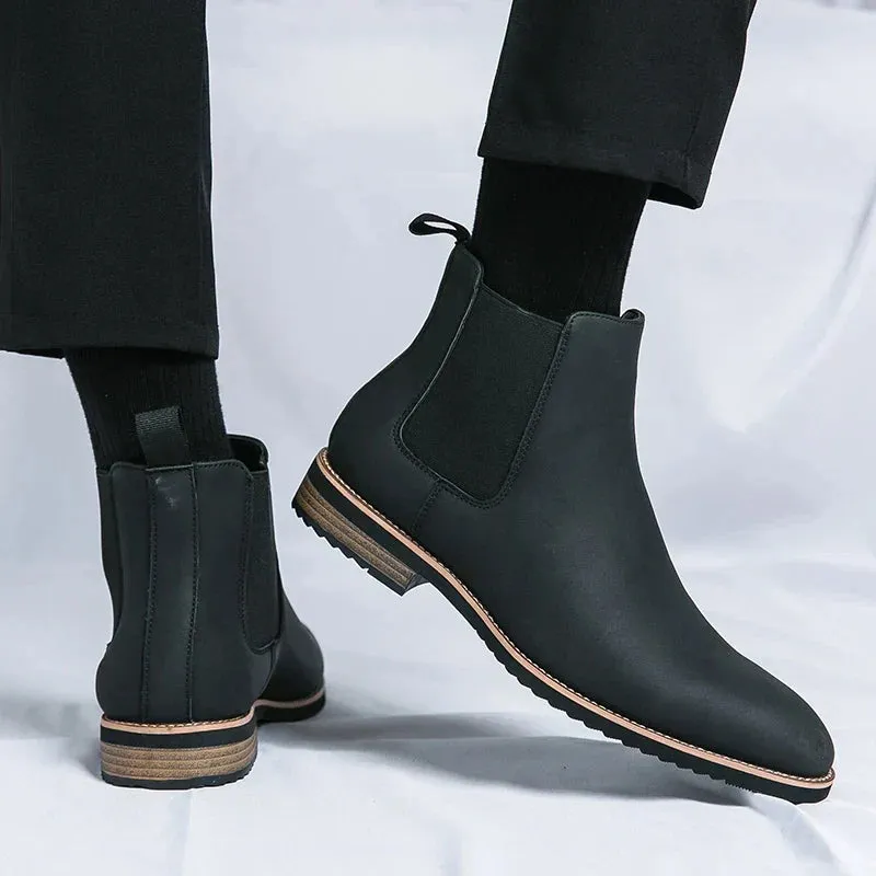 Jason - Leather Chelsea Boots