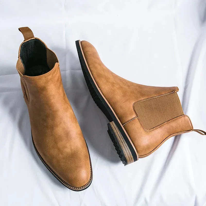 Jason - Leather Chelsea Boots