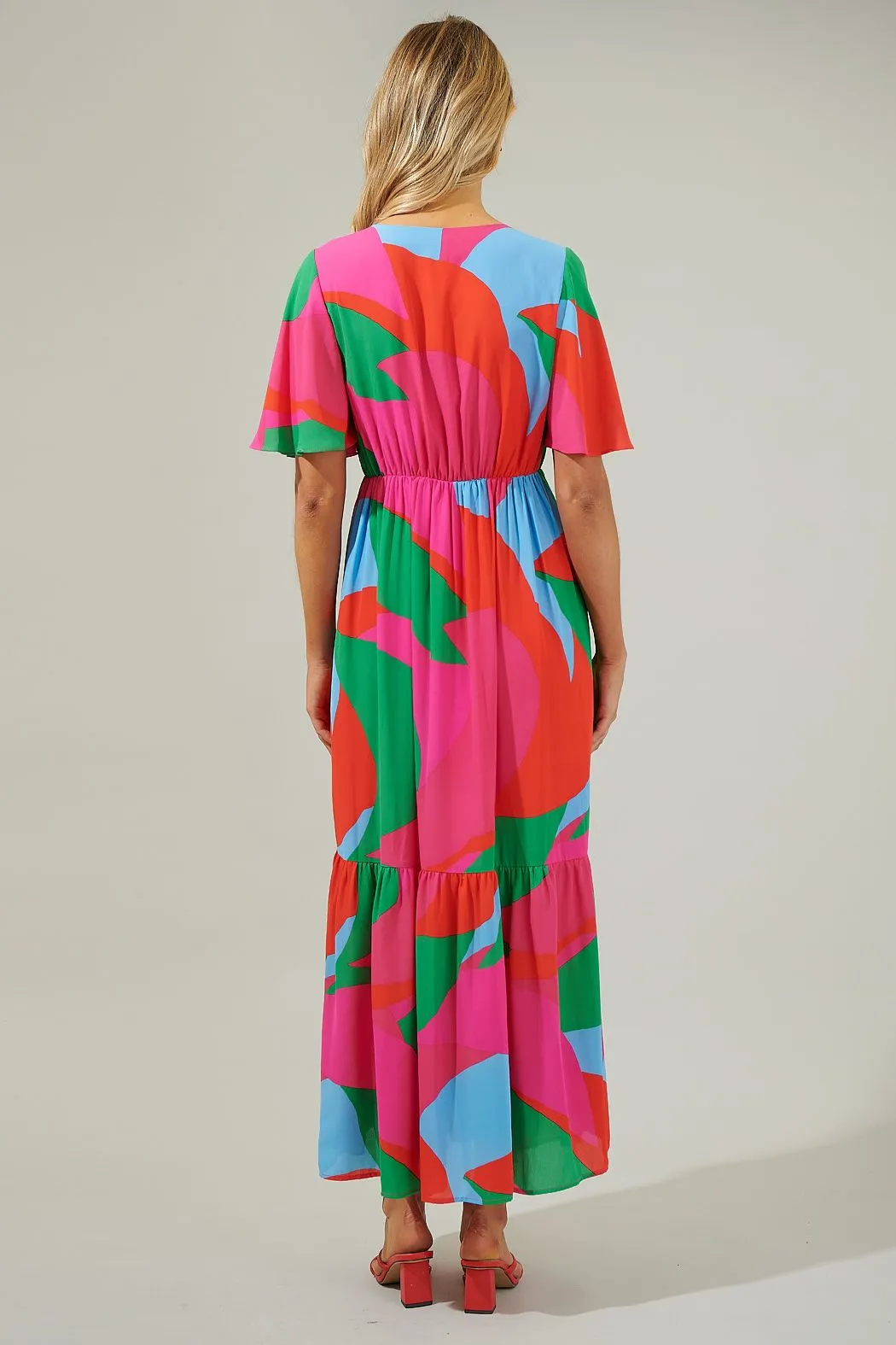 Jess Abstract Maxi Dress
