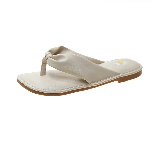 JINJIN-000-New summer sandals slippers indoor outdoor flip-flops beach shoes sexy fashion casual leather slippers chanclas mujer