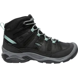 KEEN Women's Circadia Mid Polar Winter Boots - Black/ Cloud Blue FINAL SALE