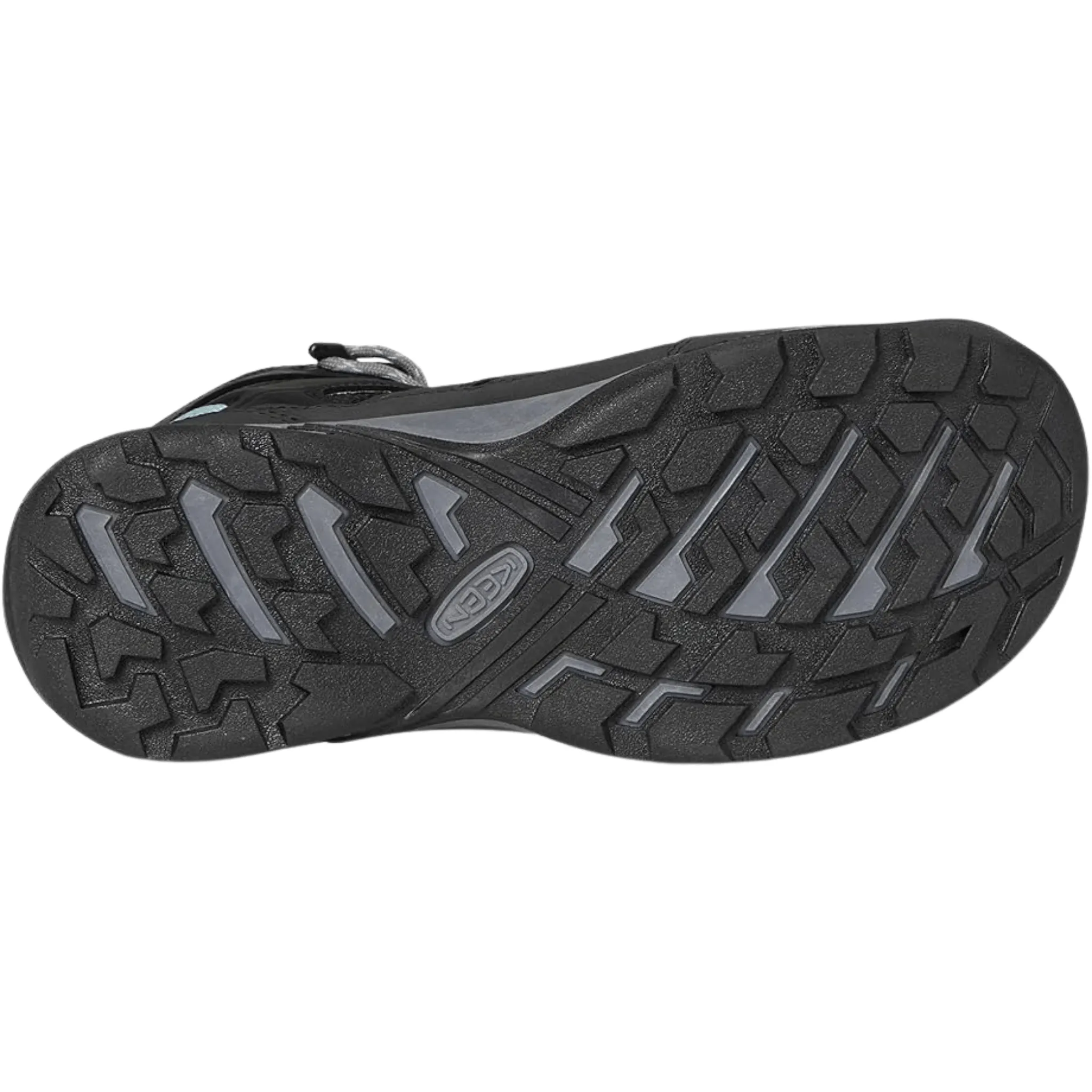 KEEN Women's Circadia Mid Polar Winter Boots - Black/ Cloud Blue FINAL SALE