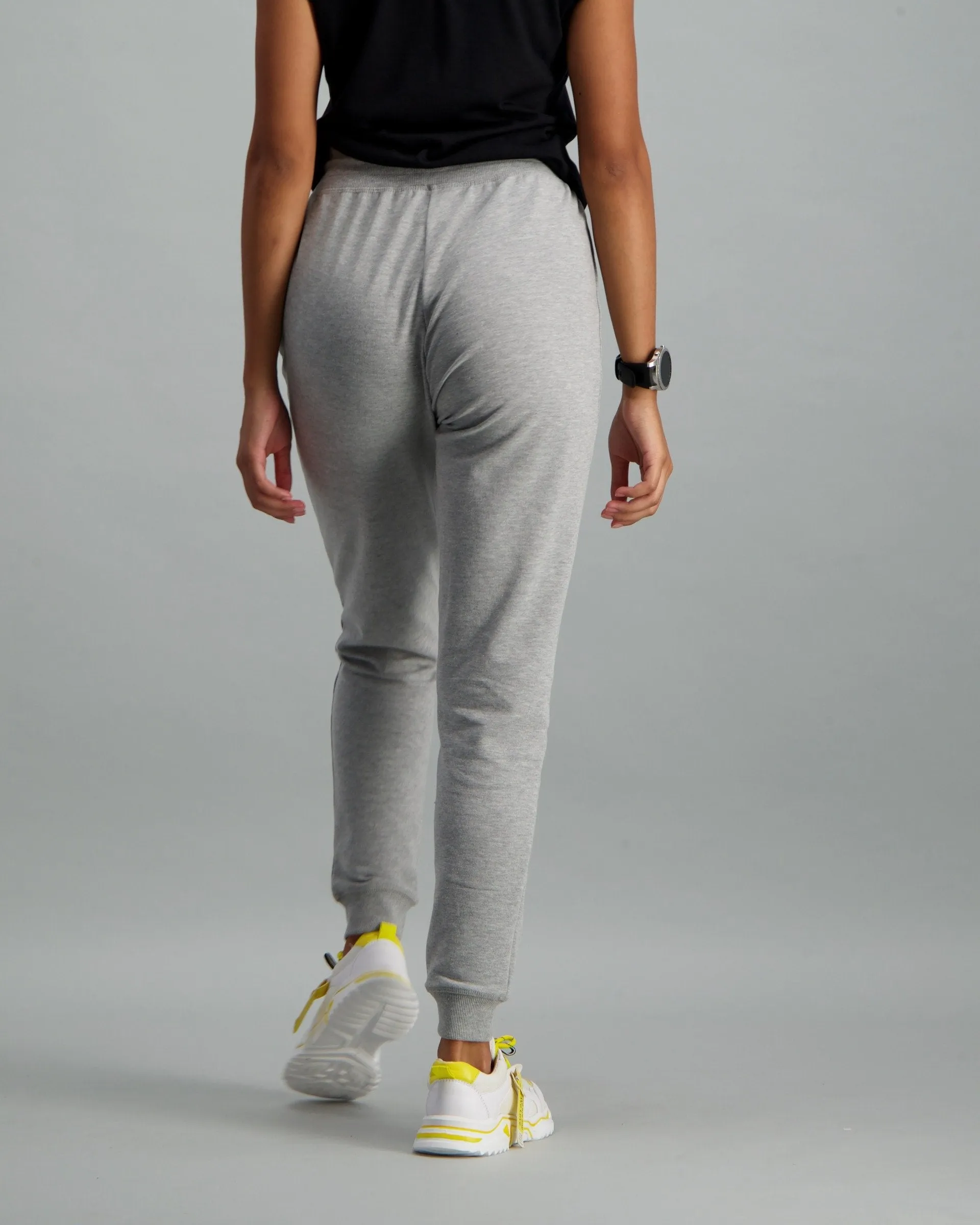 Ladies Fleece Track Pant - Grey
