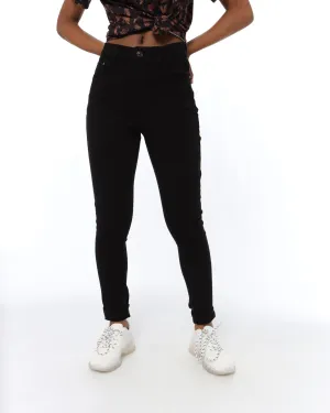 Ladies Skinny Denim Jean - Black