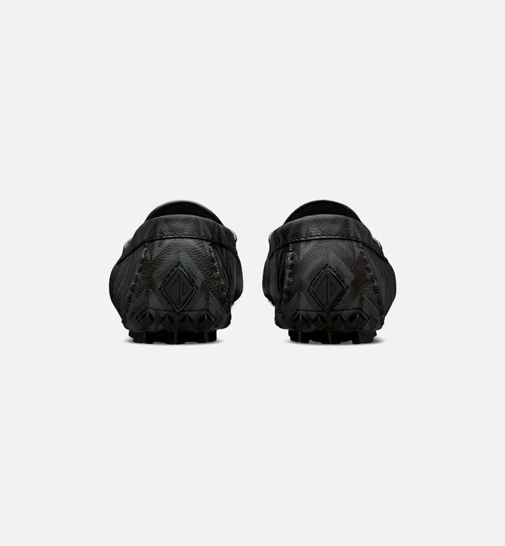 Loafer • Black CD Diamond Grained Leather