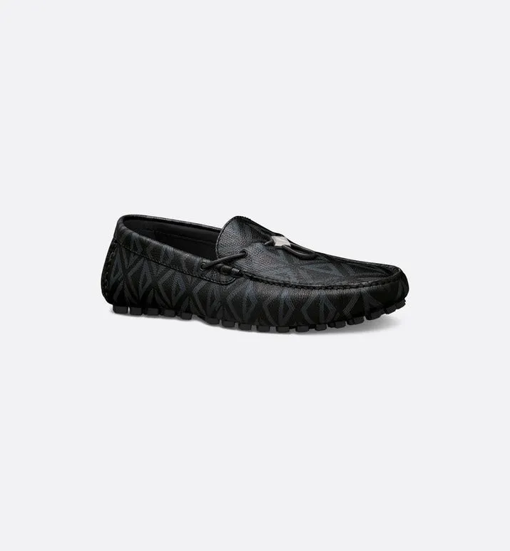 Loafer • Black CD Diamond Grained Leather