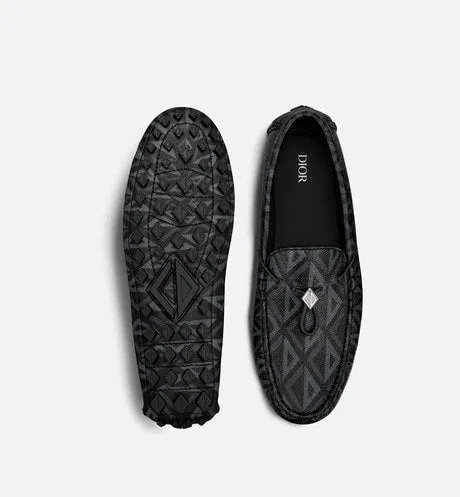 Loafer • Black CD Diamond Grained Leather