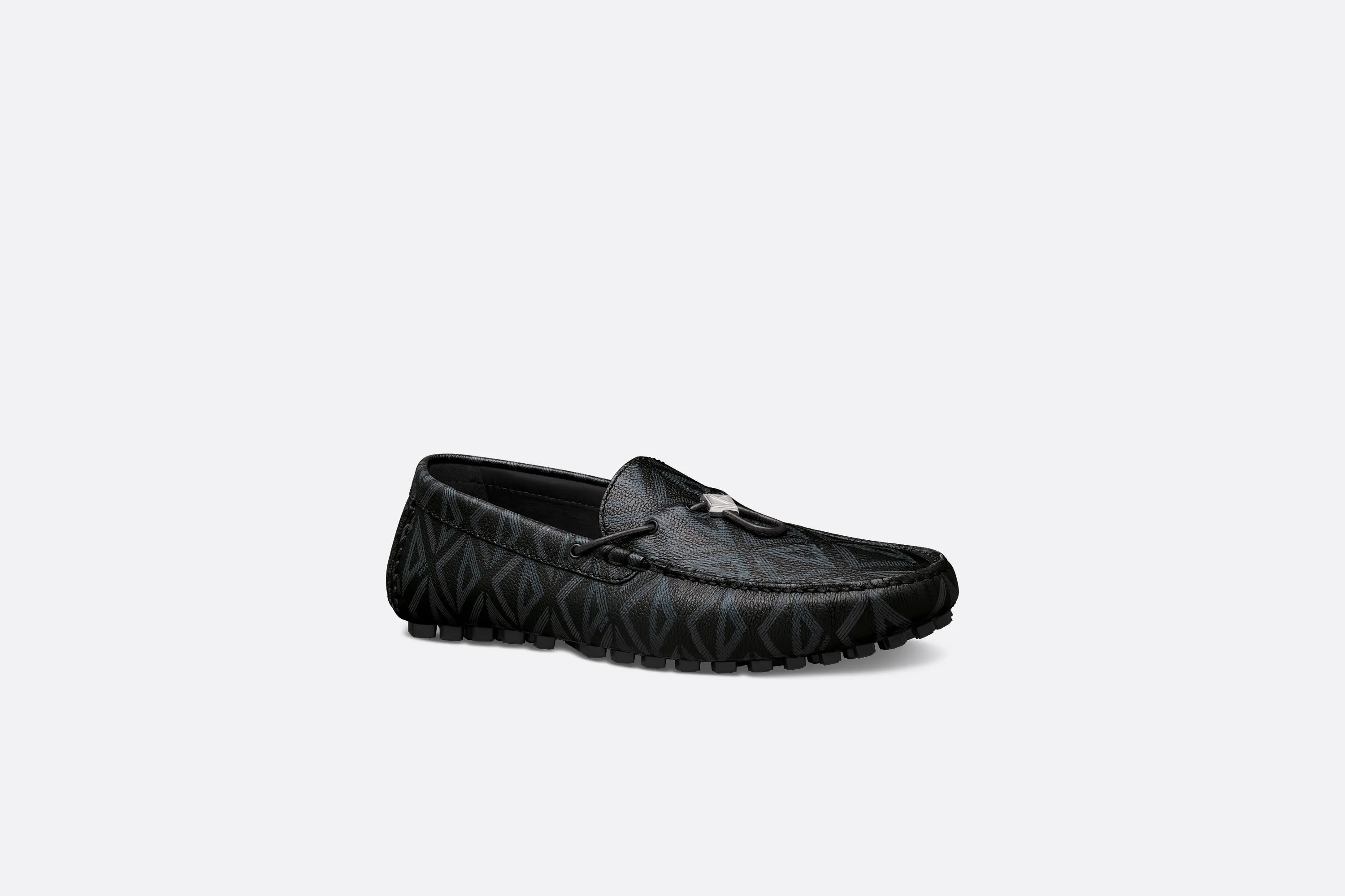 Loafer • Black CD Diamond Grained Leather