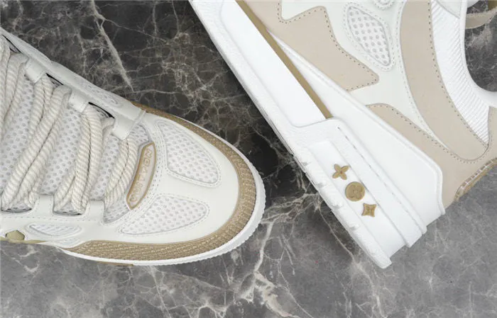 LOUIS VUITTON LV SKATE SNEAKER BEIGE WHITE