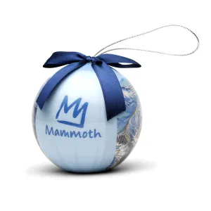 MAMMOTH TRAIL MAP ORNAMENT