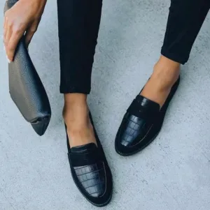Mandy | Klassieke Loafers met print