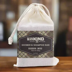 ManKIND Bourbon-Wood Soap/Shampoo Bar
