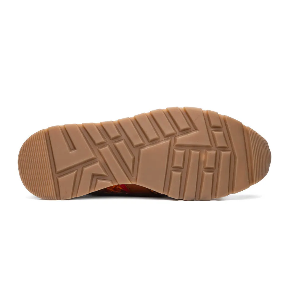 Marco Di Milano Brescia in Antique Cognac Python & Calfskin Sneakers