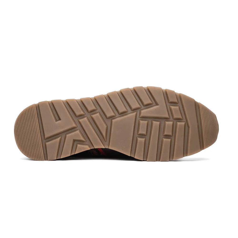Marco Di Milano Brescia Washed Cognac Python & Calfskin Sneakers