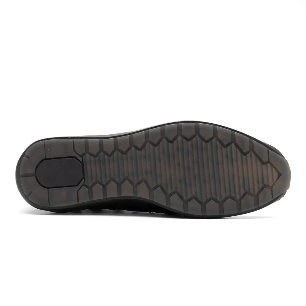 Marco Di Milano Nino in Black Caiman Sneakers