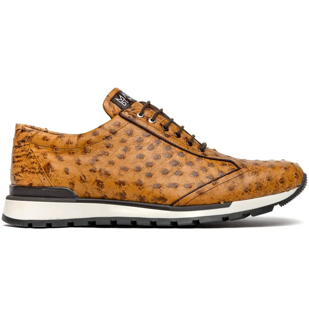 Marco Di Milano Scanno Antique Paja Ostrich Quill Sneakers