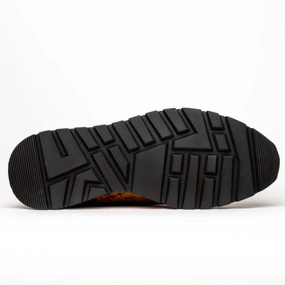 Marco Di Milano Scanno Antique Paja Ostrich Quill Sneakers
