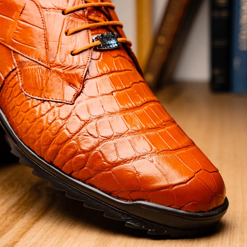 Marco Di Milano Vulcan Honey Alligator Sneakers