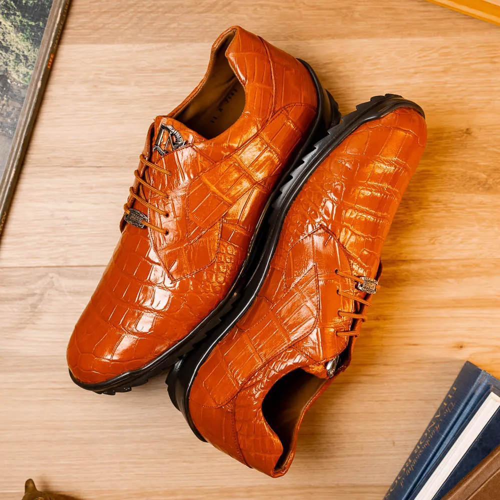 Marco Di Milano Vulcan Honey Alligator Sneakers