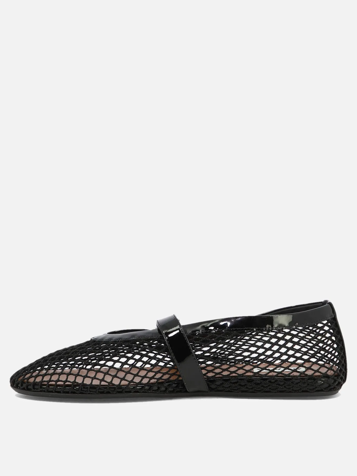 Mesh ballet flats