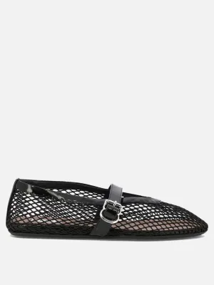 Mesh ballet flats