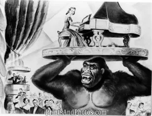 MIGHTY JOE YOUNG Art Sketch  3950