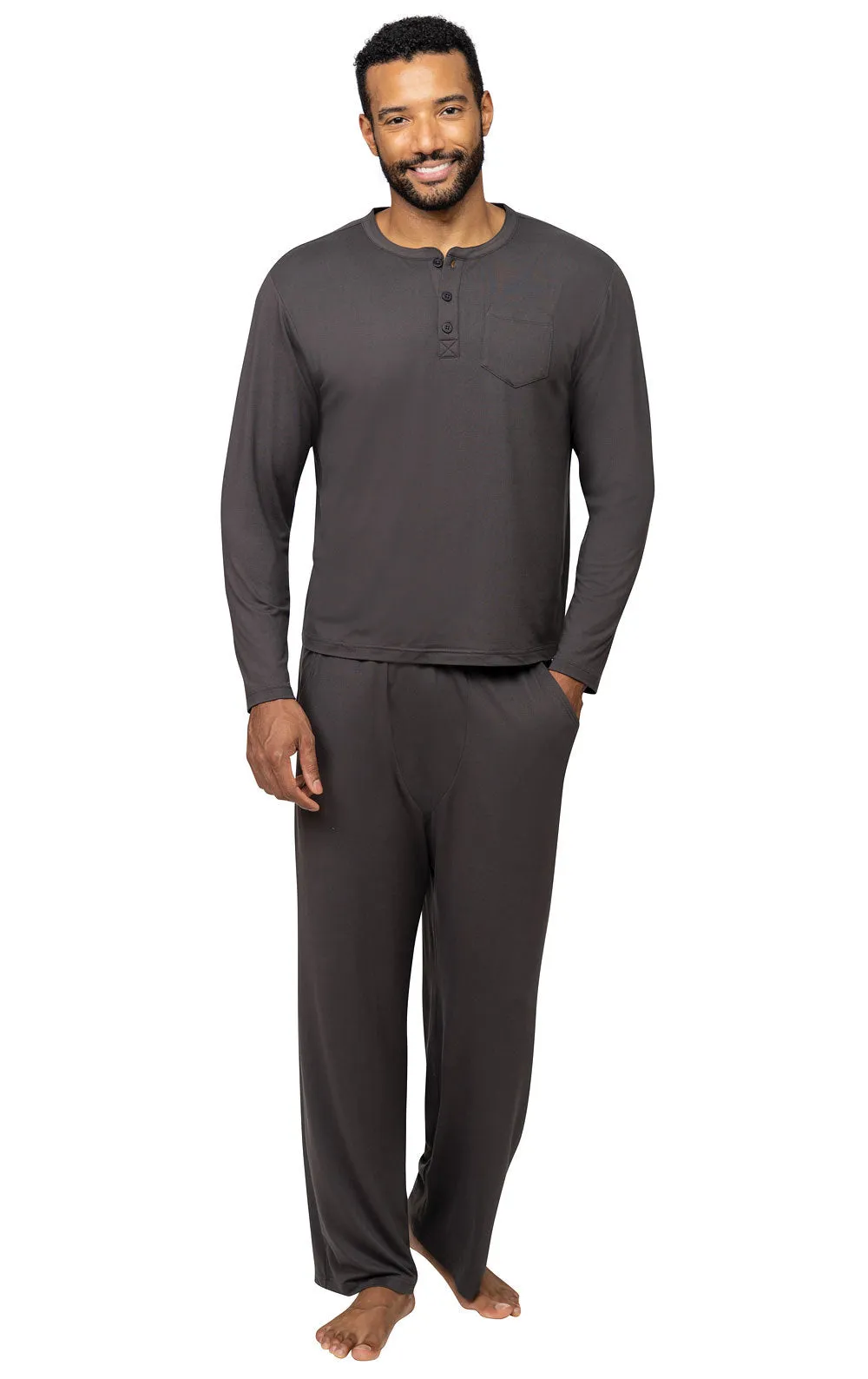 Naturally Nude Chemise & Comfort Club Couples Pajamas