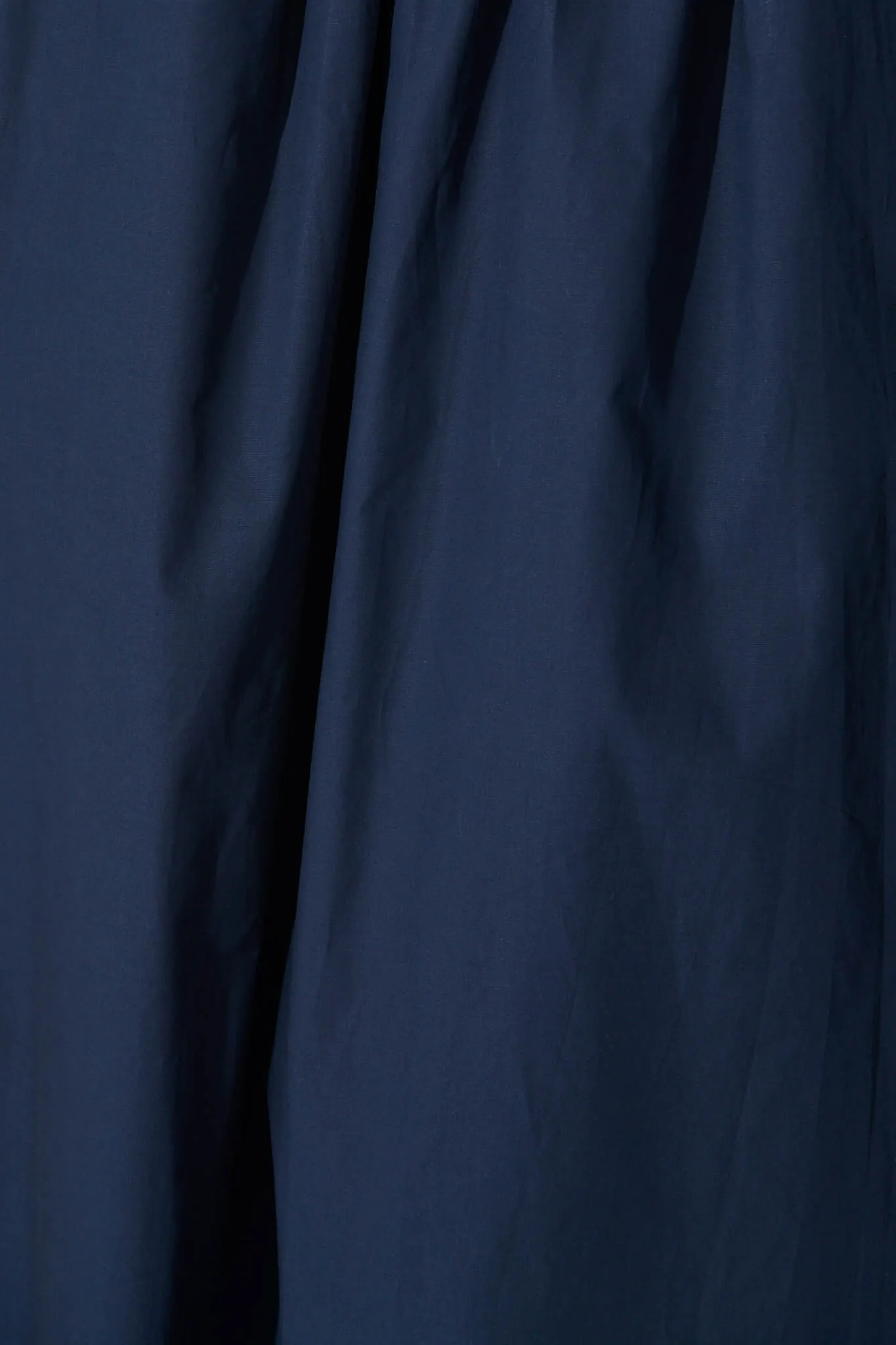 Navy Cotton Halter Maxi Dress