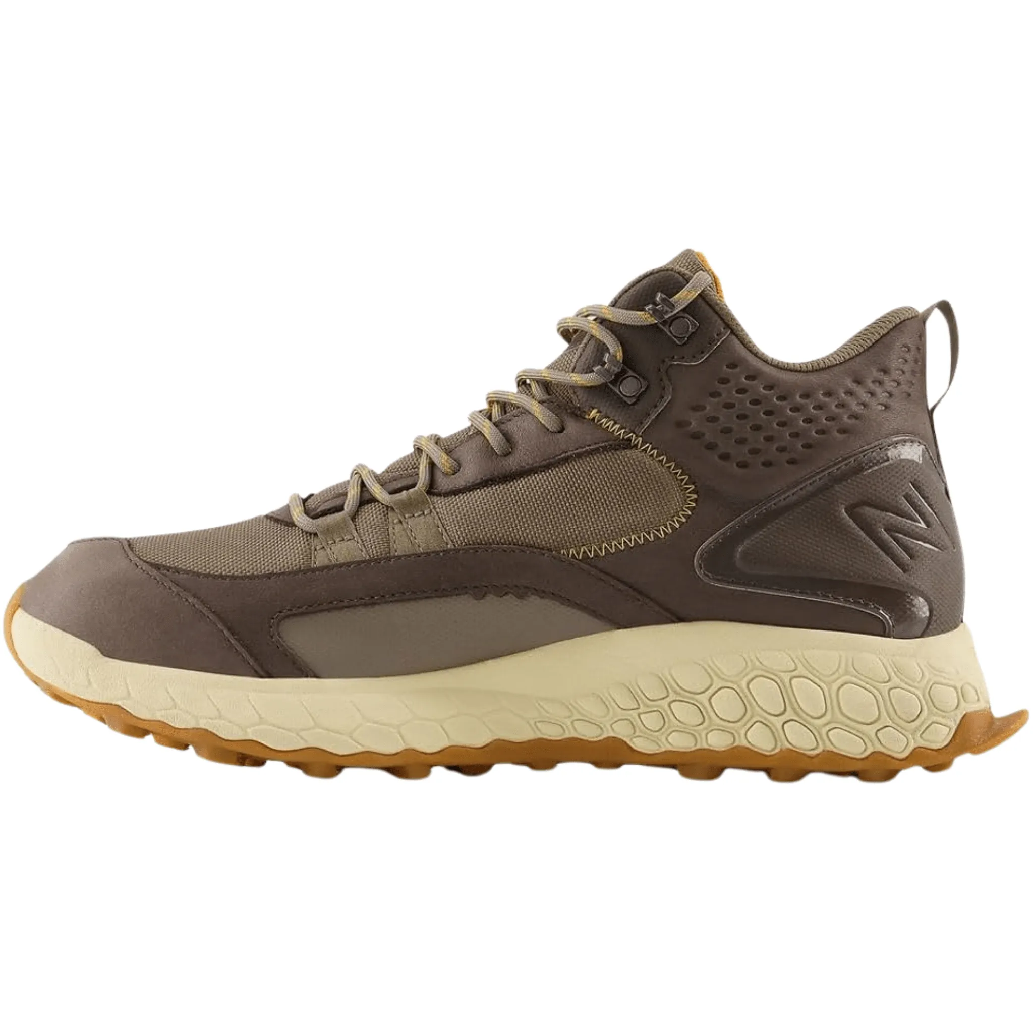 New Balance Men's Fresh Foam X Hierro Mid GTX Hikers - Wren/Bungee/Golden Hour