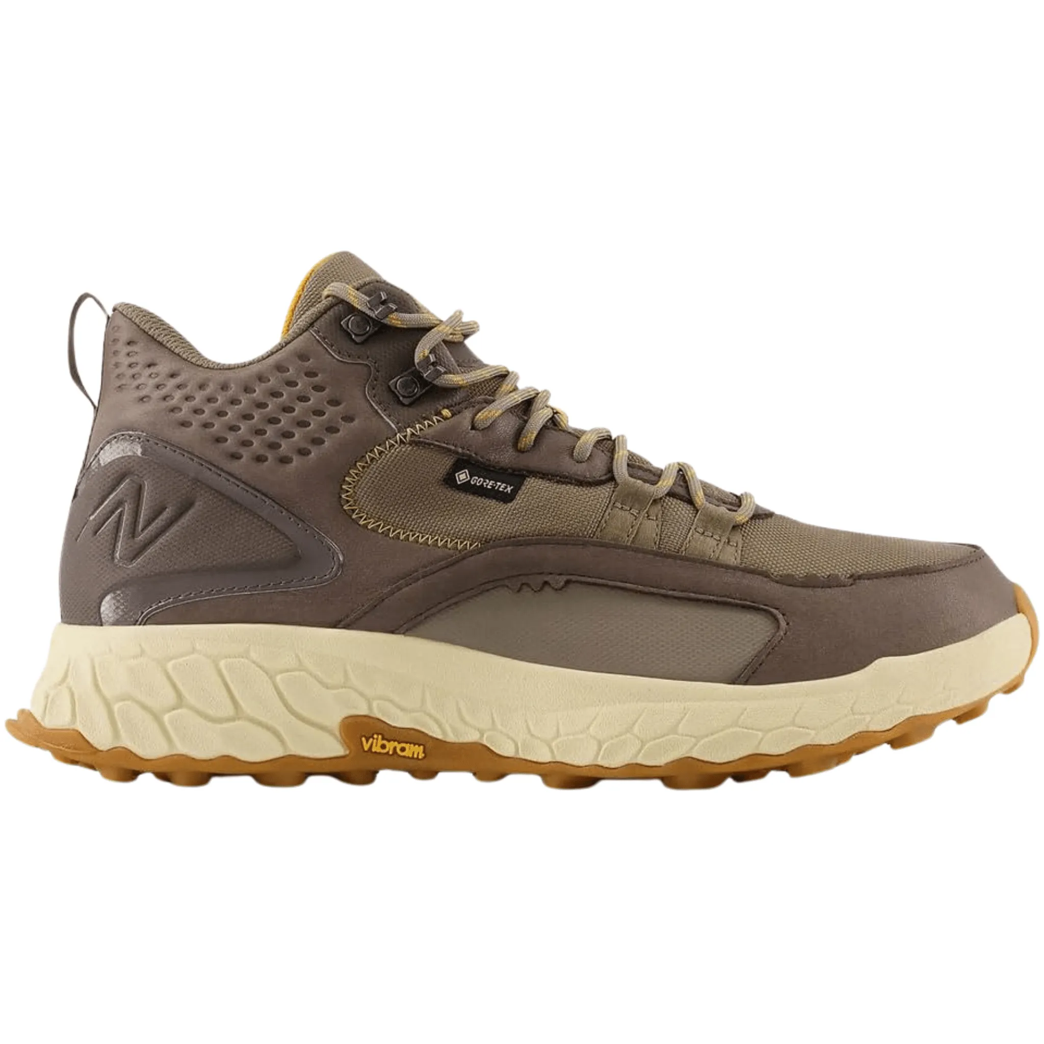 New Balance Men's Fresh Foam X Hierro Mid GTX Hikers - Wren/Bungee/Golden Hour