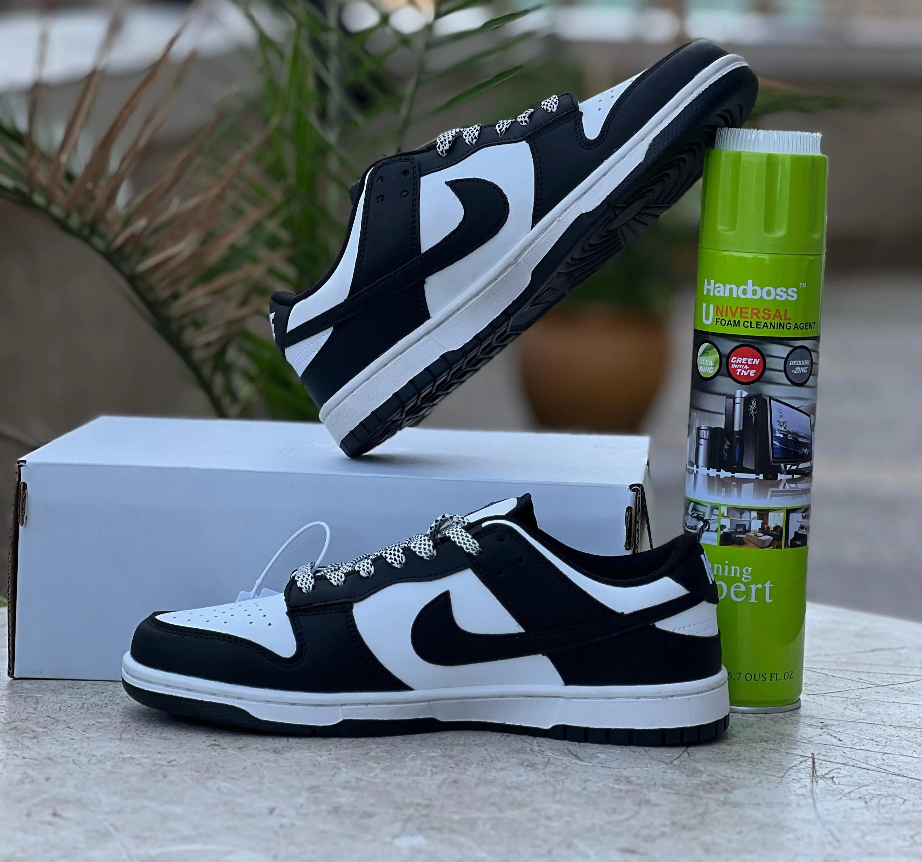 Nike Dunk Low x Louis Vuitton "Black & White" Sneakers