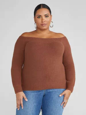 Nora Off-The-Shoulder Pullover Sweater