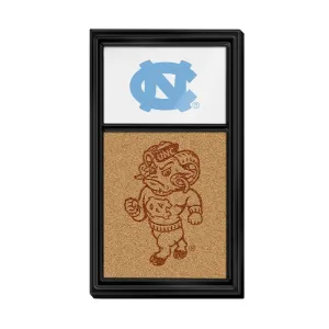 North Carolina Tar Heels: Dual Logo - Cork Note Board