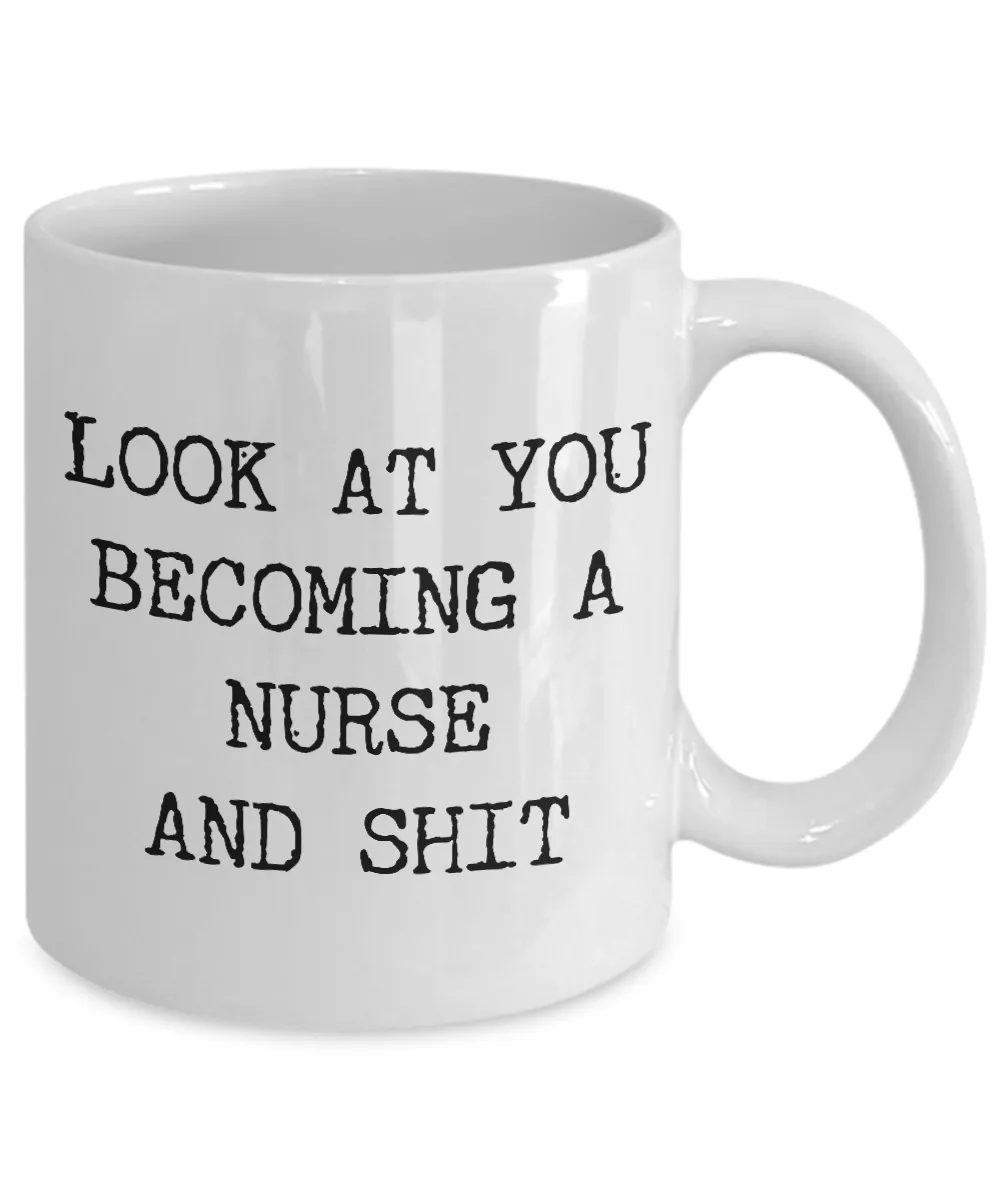 Nurse Coffee Mug Nursing School Graduate RN LPN, RNA Grad Gifts Aspiring Nurses Gifts Funny Nurse Gift