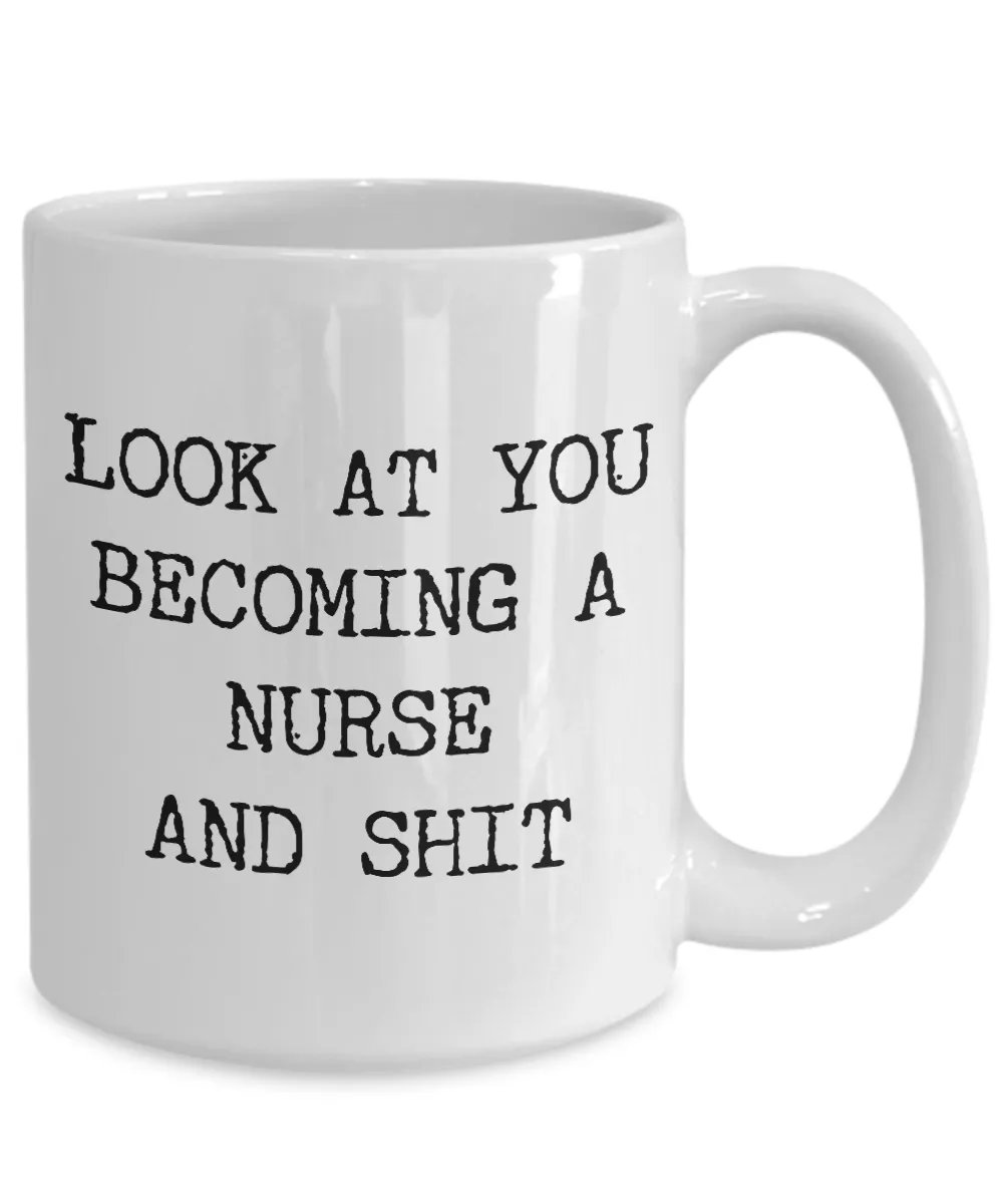 Nurse Coffee Mug Nursing School Graduate RN LPN, RNA Grad Gifts Aspiring Nurses Gifts Funny Nurse Gift