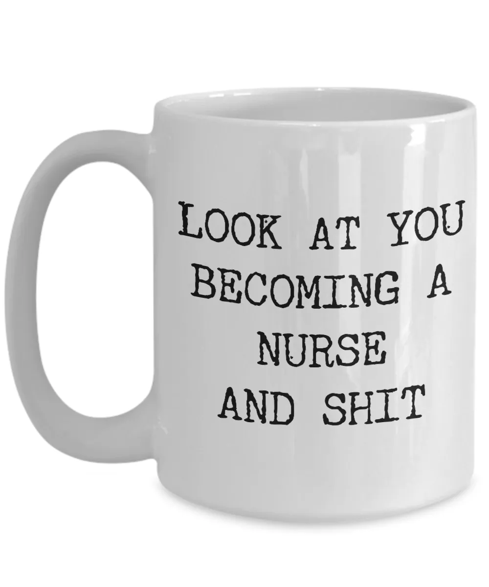 Nurse Coffee Mug Nursing School Graduate RN LPN, RNA Grad Gifts Aspiring Nurses Gifts Funny Nurse Gift