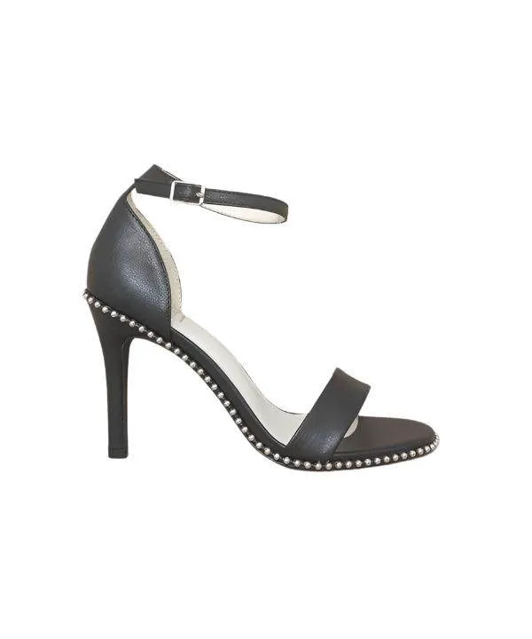 Oasis Society Dublin - Metal Stud Open Toe Heels Shoes