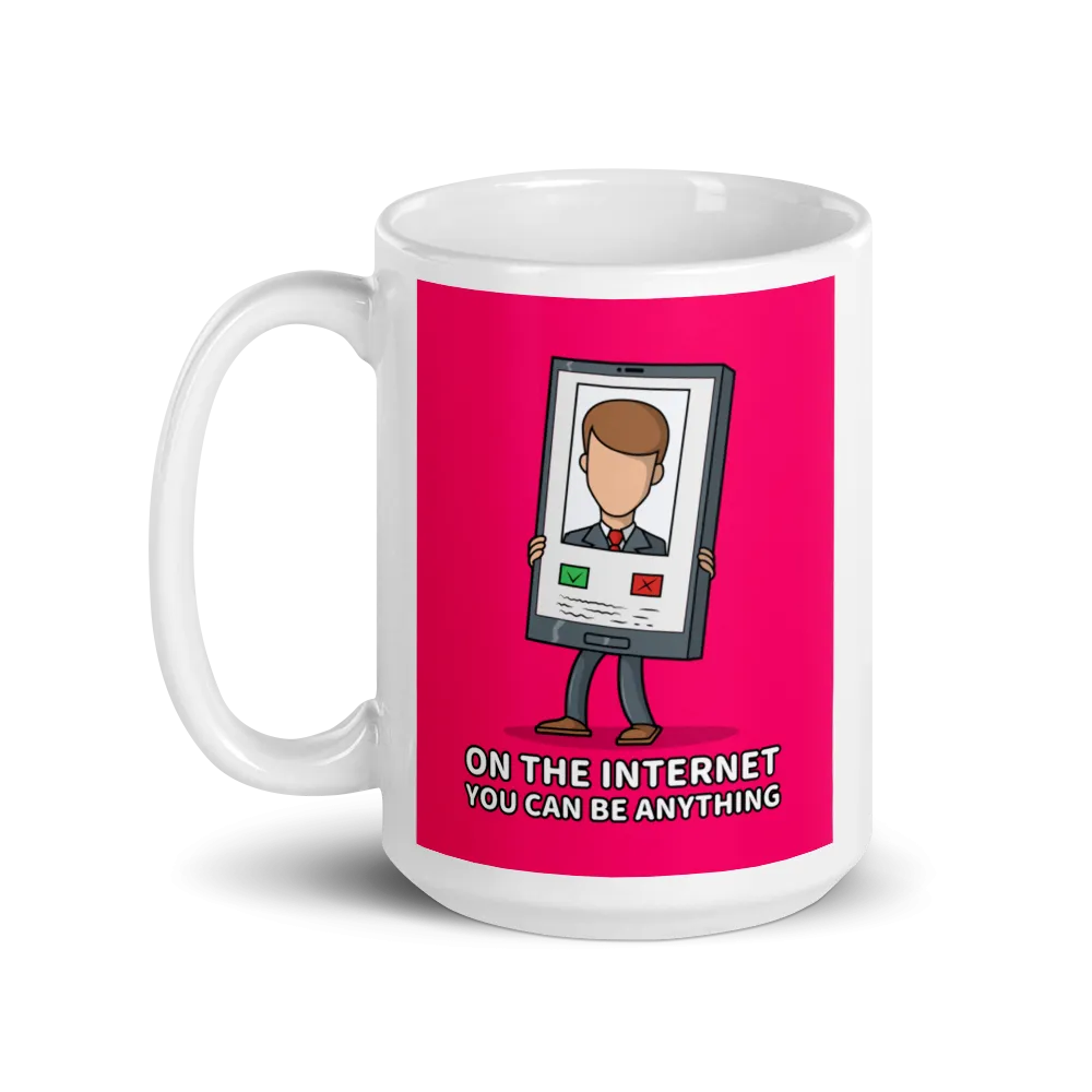 ON THE INTERNET, YOU CAN BE ANYTHING Mug