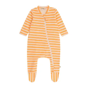 Orange Stripe Lightweight Sleepsuit