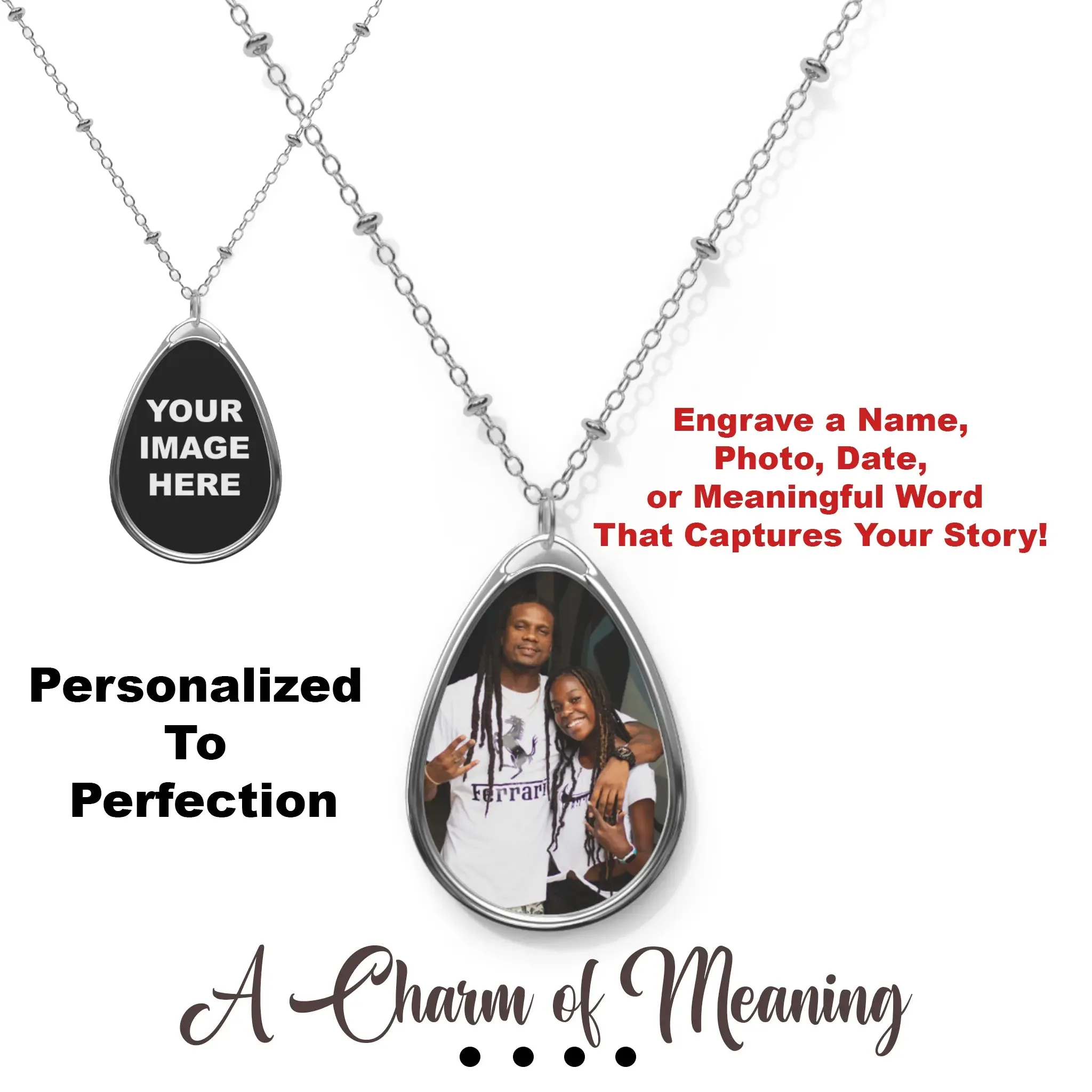 Personalized Oval Necklace