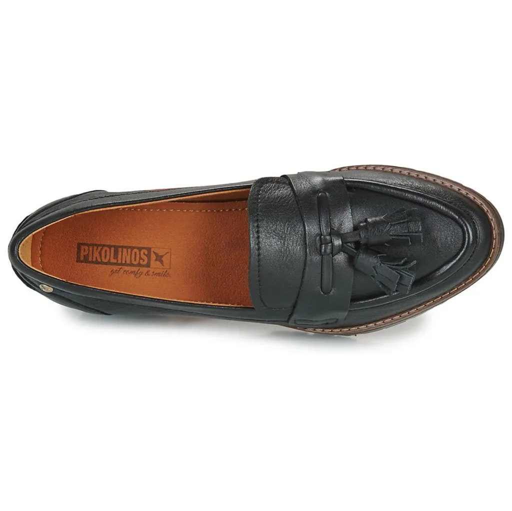 Pikolinos Llanes Leather Women's Block Heel Shoes