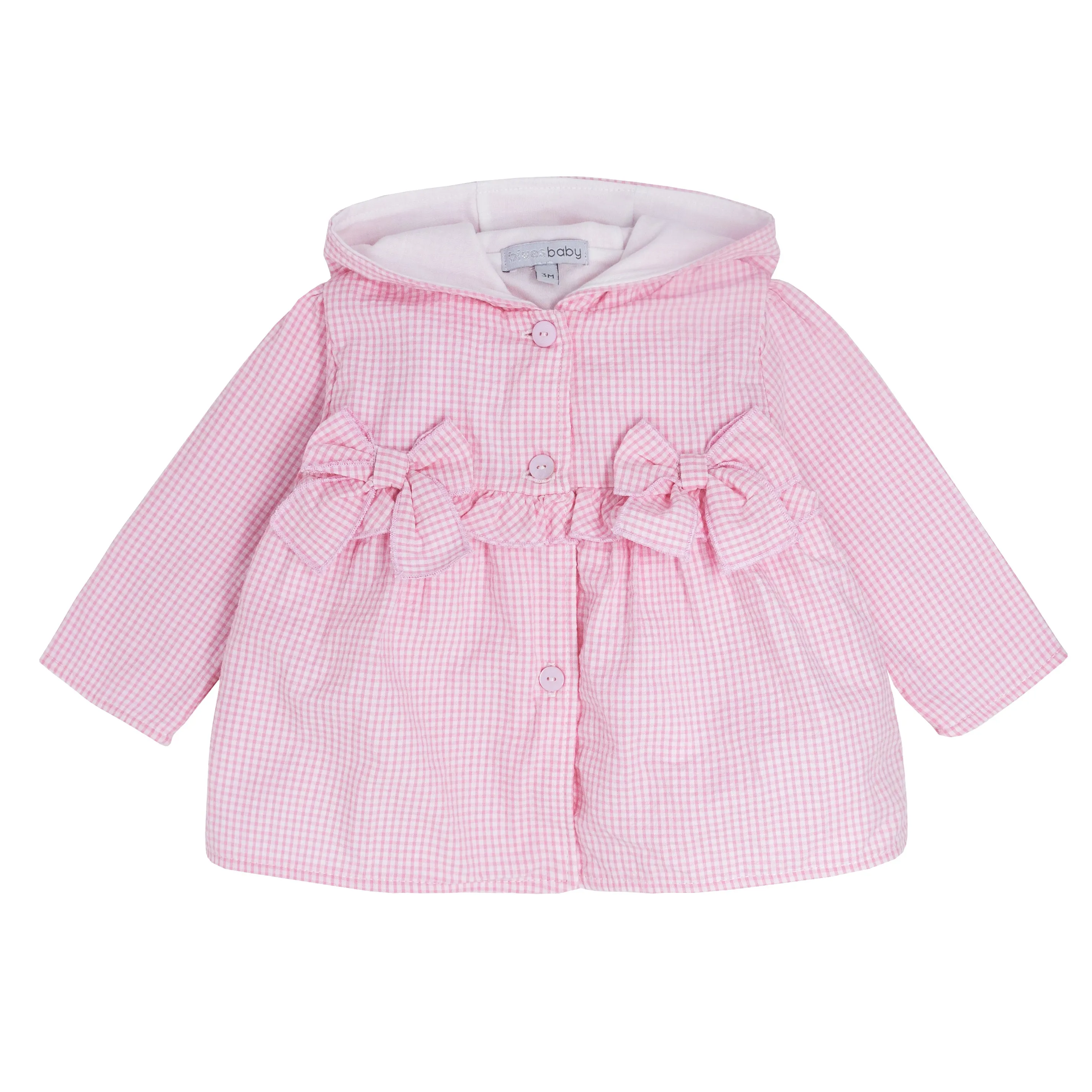Pink Gingham Check Lightweight Jacket