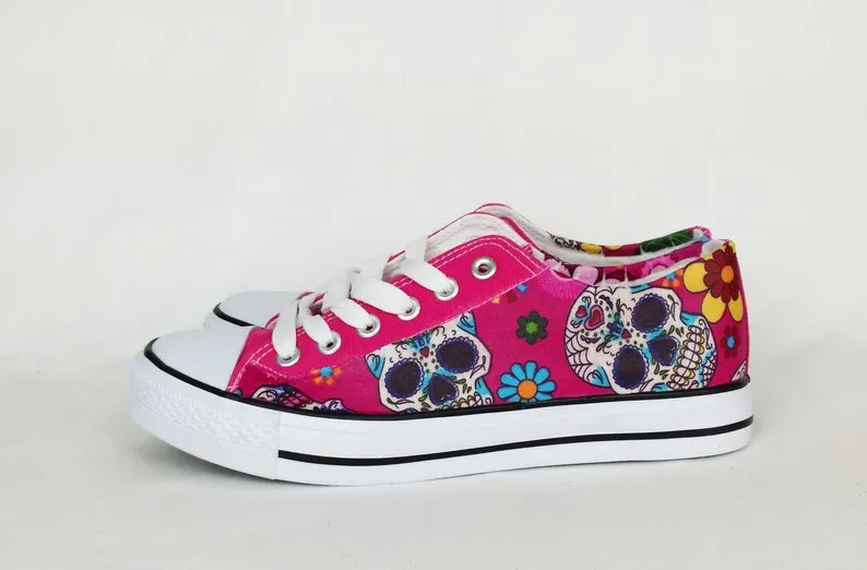 Pink Sugar Skulls women sneakers