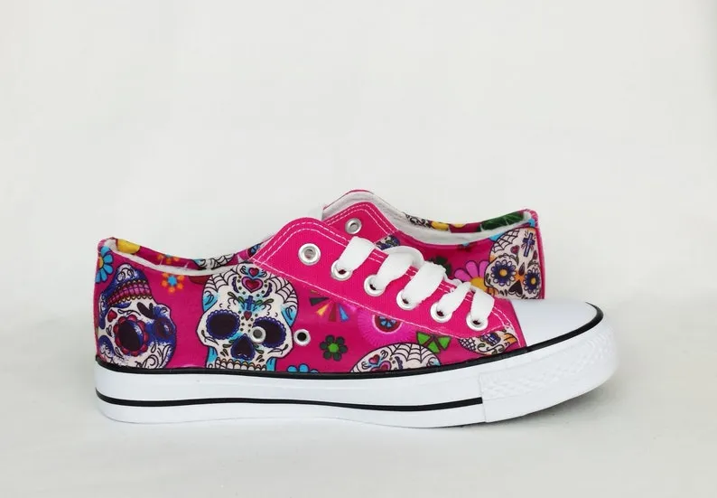Pink Sugar Skulls women sneakers
