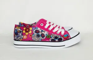Pink Sugar Skulls women sneakers