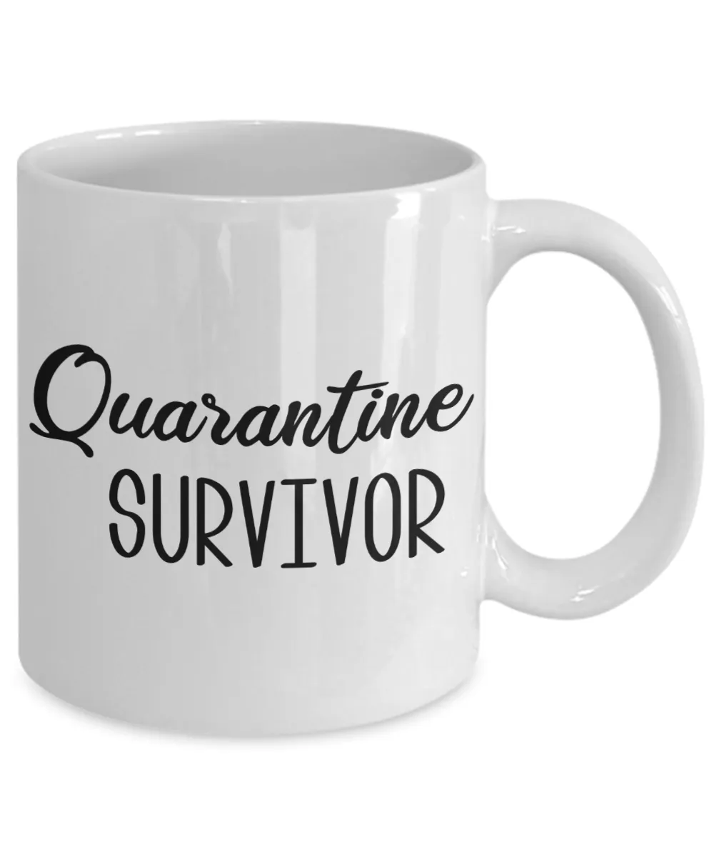 Quarantine Survivor Mug Funny 2020 Coffee Cup