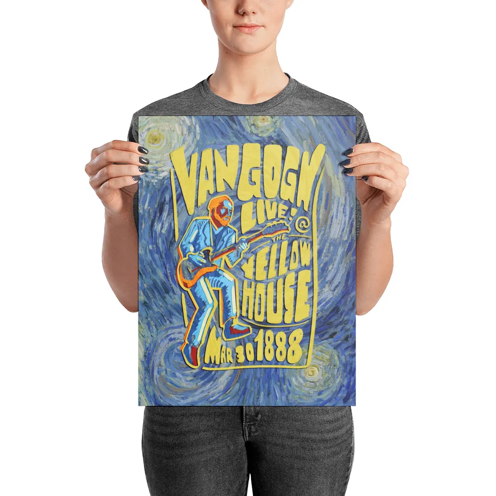 "Van Gogh Live!" Poster