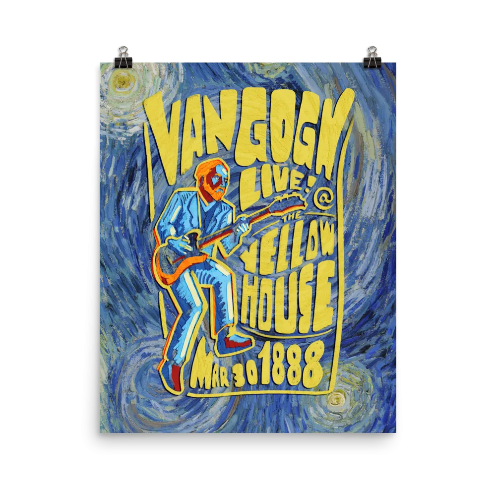 "Van Gogh Live!" Poster