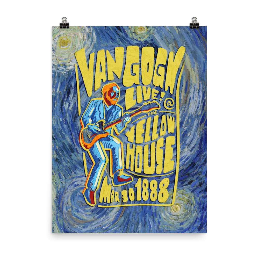 "Van Gogh Live!" Poster